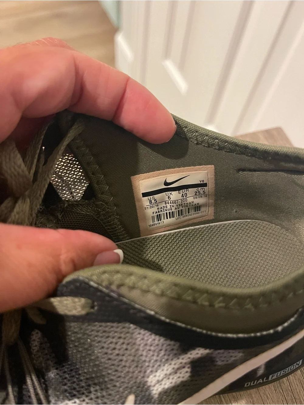 Nike women’s Olive Green Sneakers